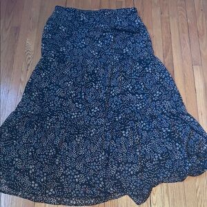 Tamara H floral extra long skirt. Size Large